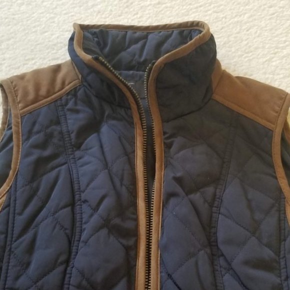Zara quilted vest with suede trimmings - M - Picture 3 of 7